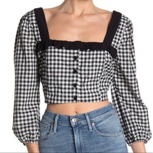Co-ord BCBG Generation Synthetic Gingham Top and Skirt